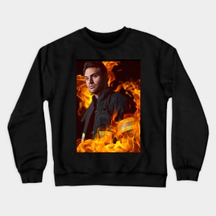 911 - Eddie Diaz - Flames Crewneck Sweatshirt